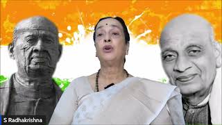 Tribute to Sardar Patel on his 150th birth anniversary By Dr. Shobhana Radhakrishna(31 October 2025)