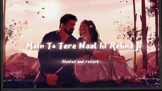main tere naal hi rahna ji|Hindi song|lofi song|slowed and reverb song