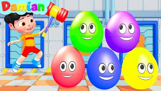 Damian Explores Rescue Station | Yes Yes Playground Song | Damian Nursery Rhymes & Kids Songs