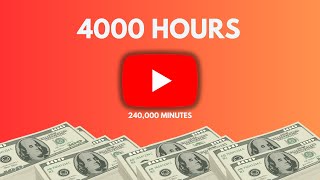How to get 4000 hours of watch time on Youtube? #trending #youtubetips #4000watchtime