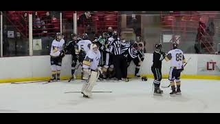 Alexandre St-Louis Slashing Sur Éric Brassard (Gardien) LHSAAAQ (01/03/2024)