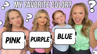 Who knows me BEST?! 🤔😱 KALLI vs ALLY vs HALLIE! @HallieOnStage114 #cute #game #trendy #bff #fun