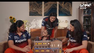 Grew Solar X Royal Challengers Bangalore | WPL | Official Solar Energy Partner