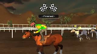 Time For A Good Finish To A Short Race (Horse Racing 2016)