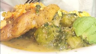 Keto friendly pork chop mukbang