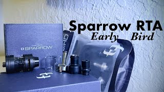 Sparrow RTA From Early Bird FULL Build N Wick Tutorial 💥