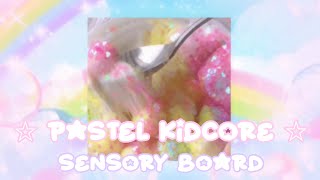 🫧🍭PASTEL KIDCORE SENSORY STIMBOARD | sfw / safe 🌟🧁| Sugary Cute