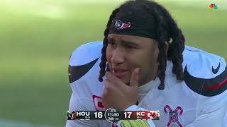 CJ Stroud in Tears after Tank Dell Injury (Tank Dell broken leg)