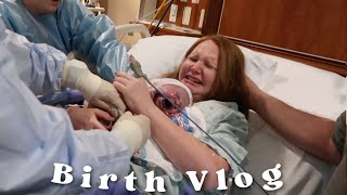 GOING INTO LABOR AT 38 WEEKS PREGNANT! | Labor & Delivery Birth Vlog | Pregnancy after Miscarriage