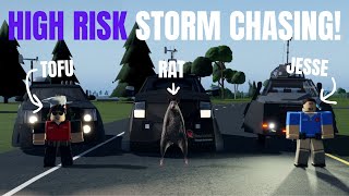 Chasing 200+ MPH Tornadoes With Jesse Gillett and DontSpillTheTofu!! Roblox Twisted Part. 55