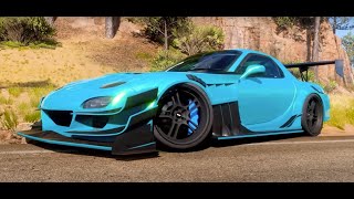 Forza Horizon 5 | Mazda RX-7 Wide Body Custom (VideoClip Gameplay)