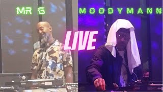 (Mr G - Vinyl set) & (Moodymann DJ set) LIVE @wearetheivy #livetechno #moodymusic #moodymann