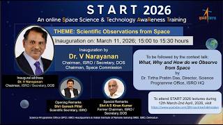 Inaugural of START-2026 by Dr. V Narayanan, Chairman, ISRO