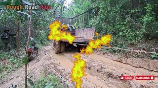 Truck got stuck in mud! Off-road cargo transportation through mud! #offroadadventure #cargotruck