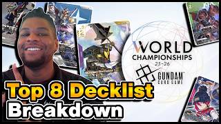 HISTORY WAS MADE! Gundam Card Game Grand Finals Top 8 Decklist Breakdowns & Analysis!