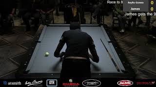 Reyes Gomez vs James - 10 Ball - Race to 8