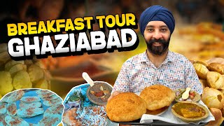 Ghaziabad Breakfast Tour | Saiya JI | Sardar JI Bhature | Sunil Kulche |4k