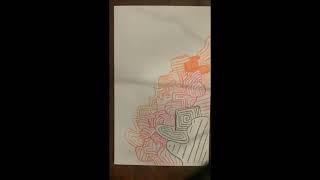 trying to speedrun drawing abstract art part 2 #shorts #art