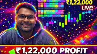 Aaj Gold Mein ₹1,22,000 Profit 💰 | XAUUSD Live Trade | Real Trading