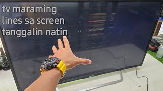 Sonny horizontal vertical bar fine lines problem repair tutorial