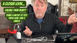 Do these inexpensive 60w USB-C cables REALLY support 60w of power?  (I've got receipts)
