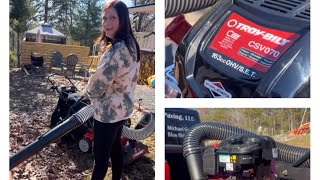Troy-Bilt Chipper shredder vacuum wouldn’t start!