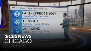 Another round of snow coming Thursday night in Chicago