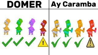Domer Meme vs Ay Caramba Meme | Baby Bart Simpson Meme