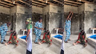 Everyone gather here!! Oloriebi received the shock of his life as he finds out Omotunde is  bl!nd