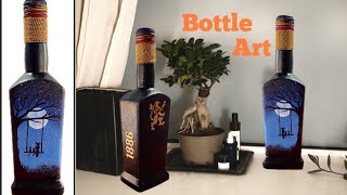 Oddly satisfying bottle art for beginners | Colourholic by SP @faslariyas