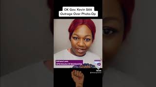 Kevin Stitt Photo-Op FREAKOUT
