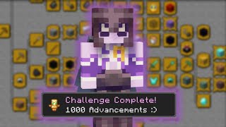Getting 1000 Advancements in Survival Minecraft!
