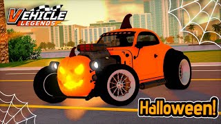 NEW Halloween Event in Roblox 🏎️Vehicle Legends! + How to complete it