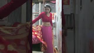 Saree wearing video in my village style #viral #viralvideos #video #vlog #vlogs #vlogger #videos ##