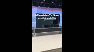 LG's Rollable OLED TV at CES 2019