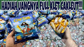 VIRAL!!! HADIAH UANGNYA FULL KLET CAKLEUT!!! UNBOXING CIKI CAPTEN BERHADIAH UANG 