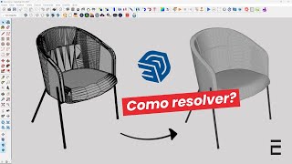 Bloco cheio de linhas no SketchUp? Saiba como resolver!
