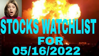 Critical: Watchlist Starting 05/16/2022: Technical Levels and Analysis.
