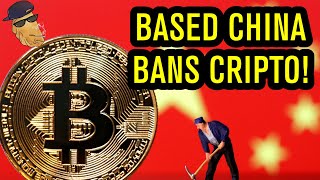 China Bans Cryptocurrency - GOOD!