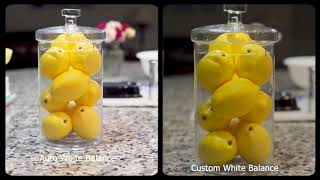 Sony A7iii How to set custom white balance