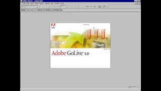 Adobe GoLive 4.0 in 1999