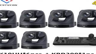 A must-have product! 4K PTZ Camera with 1pc Joystick Controller Kit 20X Optical Zoom USB3.0 LAN HD