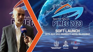 Mr. Salman Haroon - CEO Arafat Printing Press, at the soft launch ceremony of PIMEC 2023.