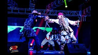 Jack Sparrow, Wonder Woman, Stilt walkers in Lagos for Remy Martin Extravaganza party