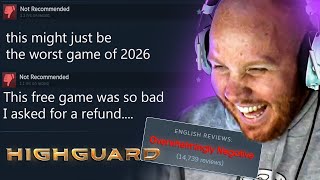 TIMTHETATMAN REACTS TO THE FUNNIEST HIGHGUARD STEAM REVIEWS