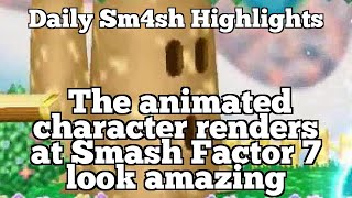 Daily Sm4sh Highlights: The animated character renders at Smash Factor 7 look amazing