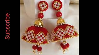 Silk thread earrings !! Beautiful Silk Thread earrings design !!