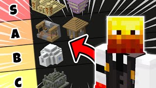 Minecraft STRUCTURE TIER LIST