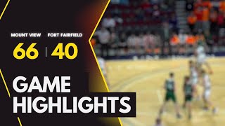 Mount View Boys Basketball Semifinal Highlights
