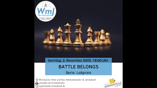 BATTLE BELONGS (Message-Serie "Lobpreis") - We meet Jesus